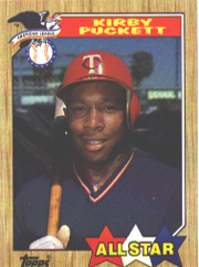 1987 Topps Baseball Cards      611     Kirby Puckett AS